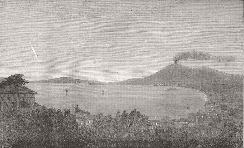 EGYPT. Cavalry horses at grass, Cairo 1883 old antique vintage print picture